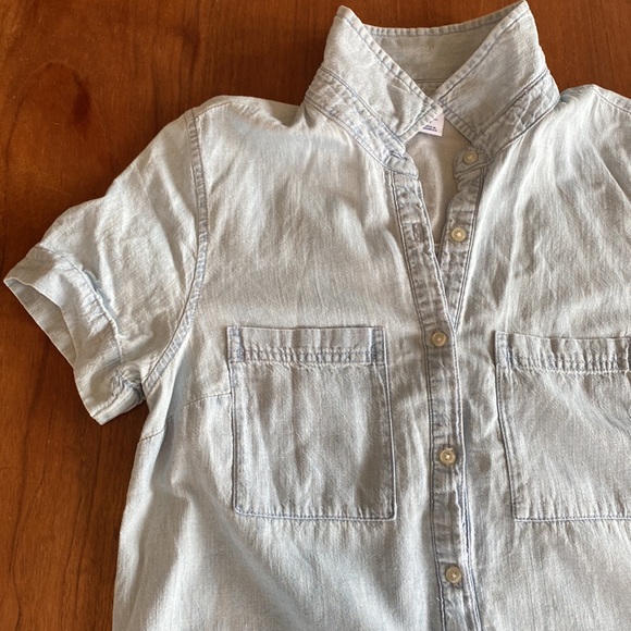 Old navy chambray cotton shirt dress. Excellent condition. Small. - Picture 5 of 6